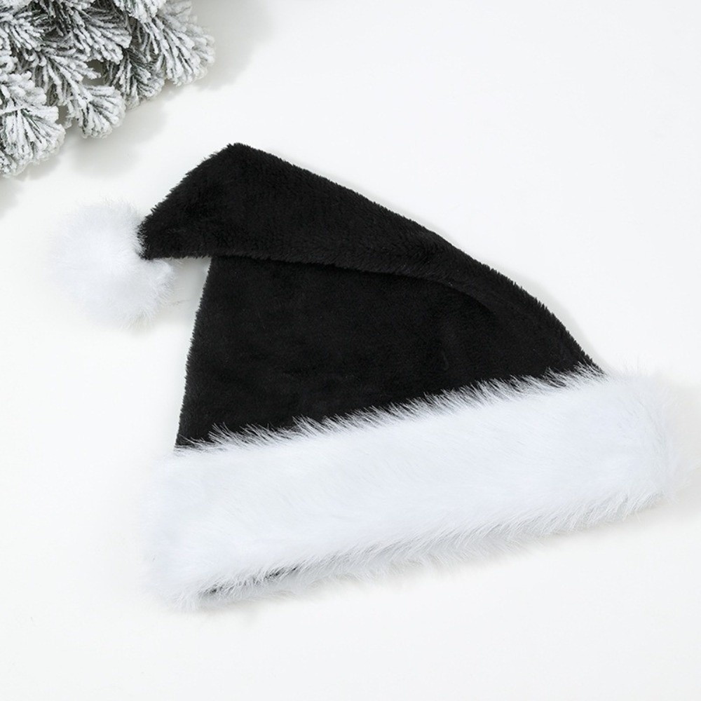 패션 멀티 컬러 플러시 크리스마스 모자, 폼폼 장식의  - Santa Hat Plush 리뷰 및 가격