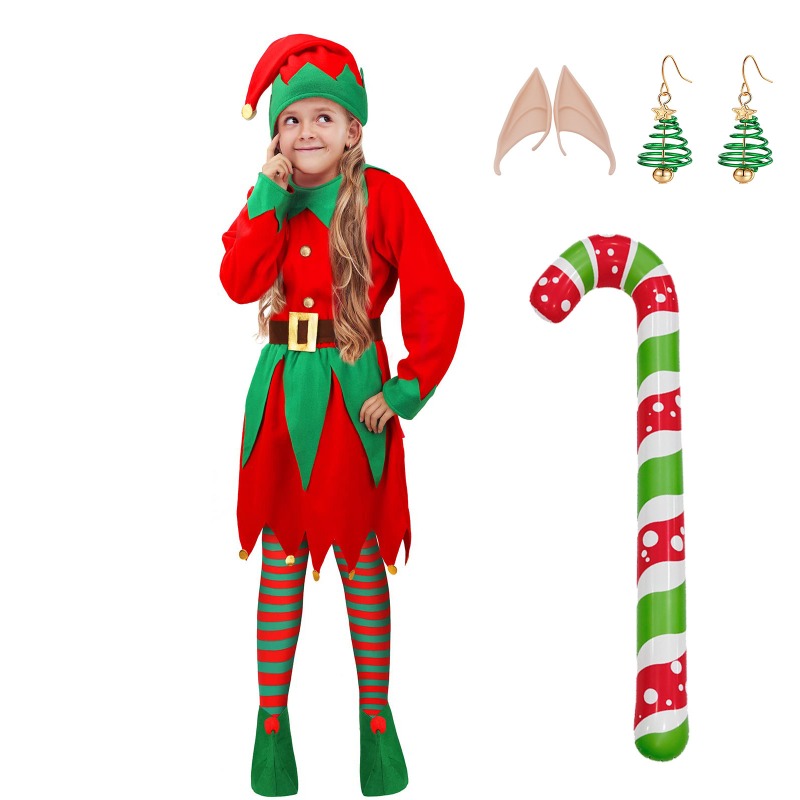 크리스마스 의상 성인용 크리스마스 의상 어린이용 크리스 - Elf Costume Christmas 리뷰 및 가격