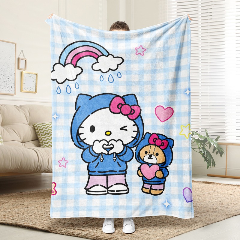 산리오 담요 헬로키티 곰 플레이드 플리스 담요, 침실이 - Christmas Throw Blanket 리뷰 및 가격