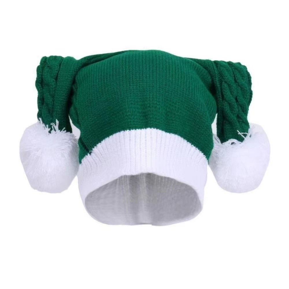 귀여운 크리스마스 니트 모자 따뜻한 플러시 볼 산타 비 - Santa Hat Plush 리뷰 및 가격