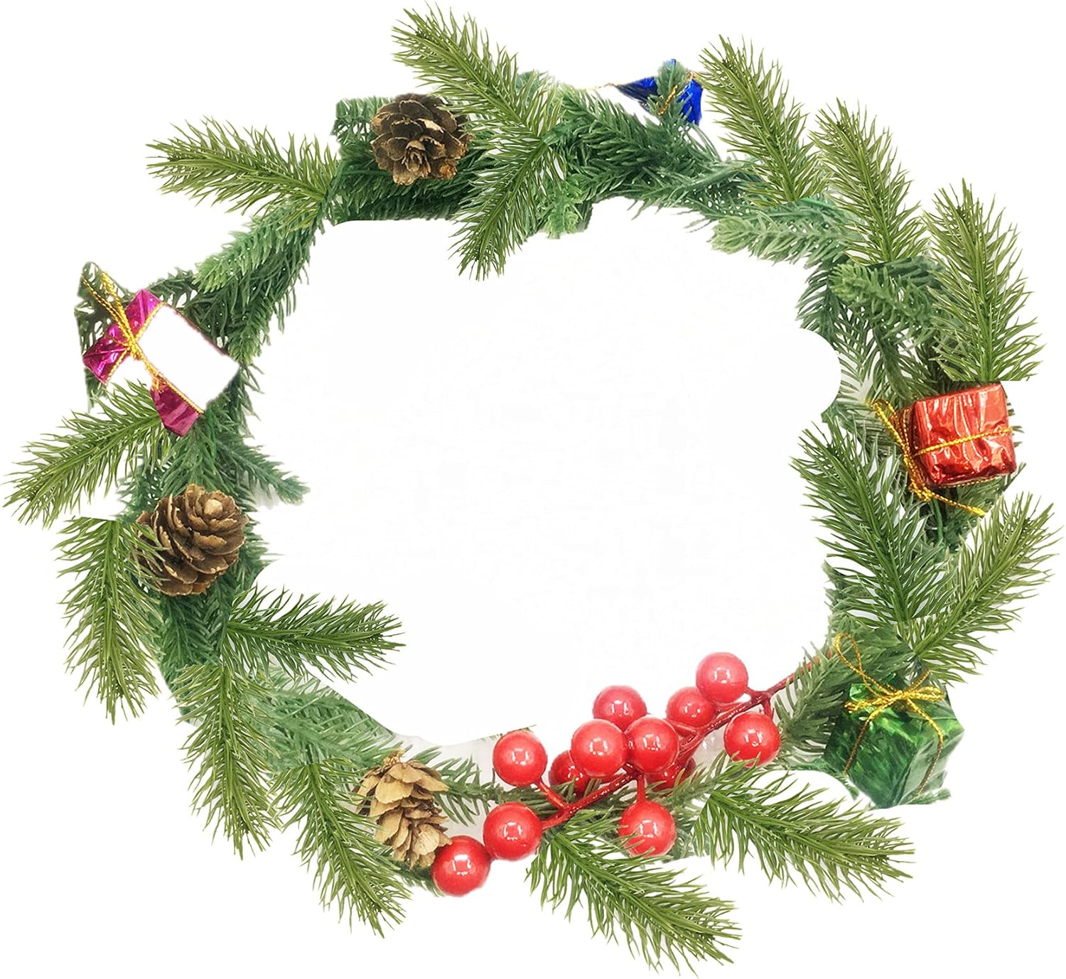 인공 소나무 잎 플라스틱 크리스마스 트리 꽃 화환 DI - Christmas Tree Artificial 리뷰 및 가격